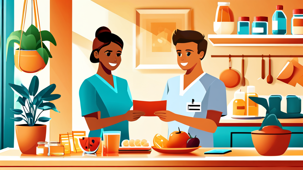 어떤 직업에 보건증이 필수일까요? (illustration 스타일)