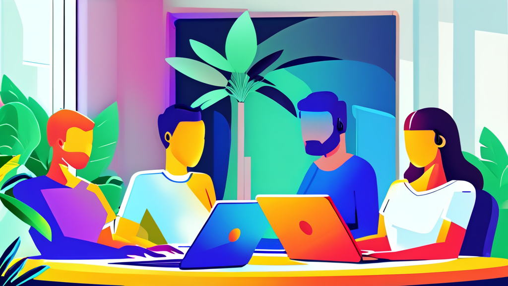 AI 번역과 인간 번역가의 협업 (cartoon 스타일)