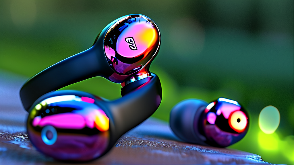 QCY 골전도 이어폰, 스마트한 기능과 편의성 (realistic 스타일)