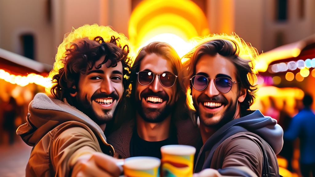 여행의 추억을 바로 손안에: 휴대용 프린터 활용법 (realistic 스타일)