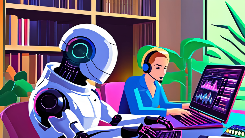 AI 기술 발전이 가져올 직무 변화와 대응 전략 (illustration 스타일)