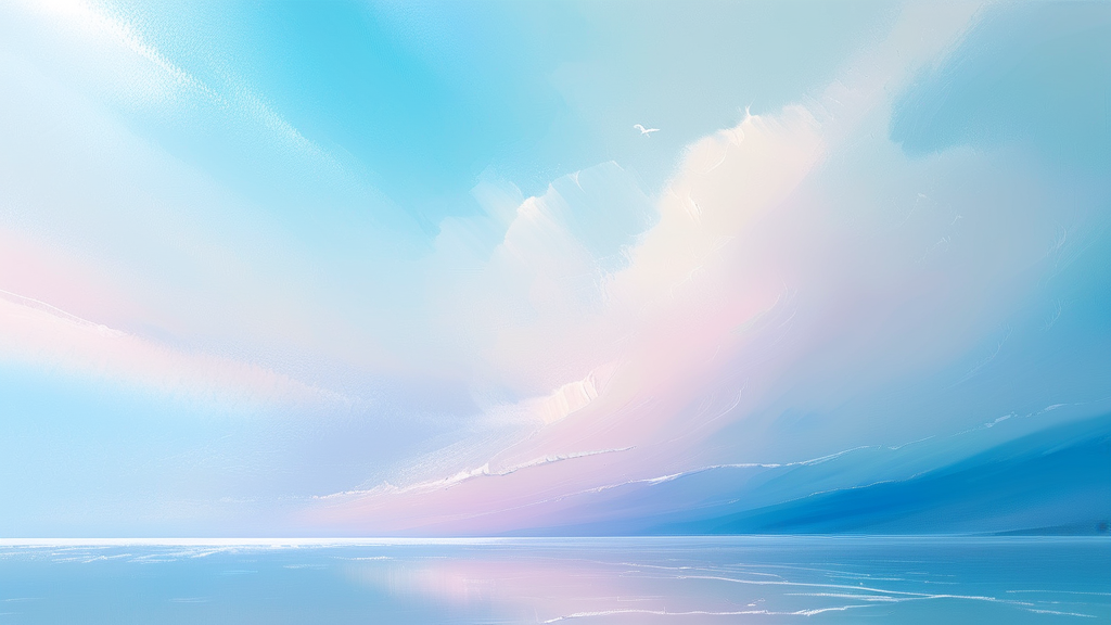 AI 마케팅의 미래와 전망 (watercolor 스타일)